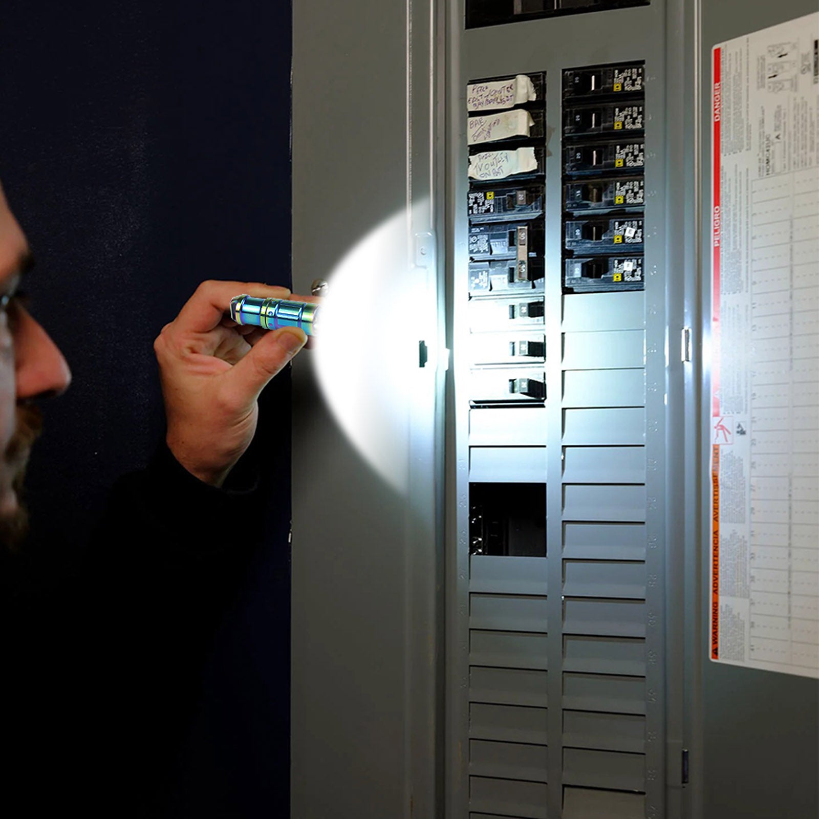 E1 smallest keychain flashlight