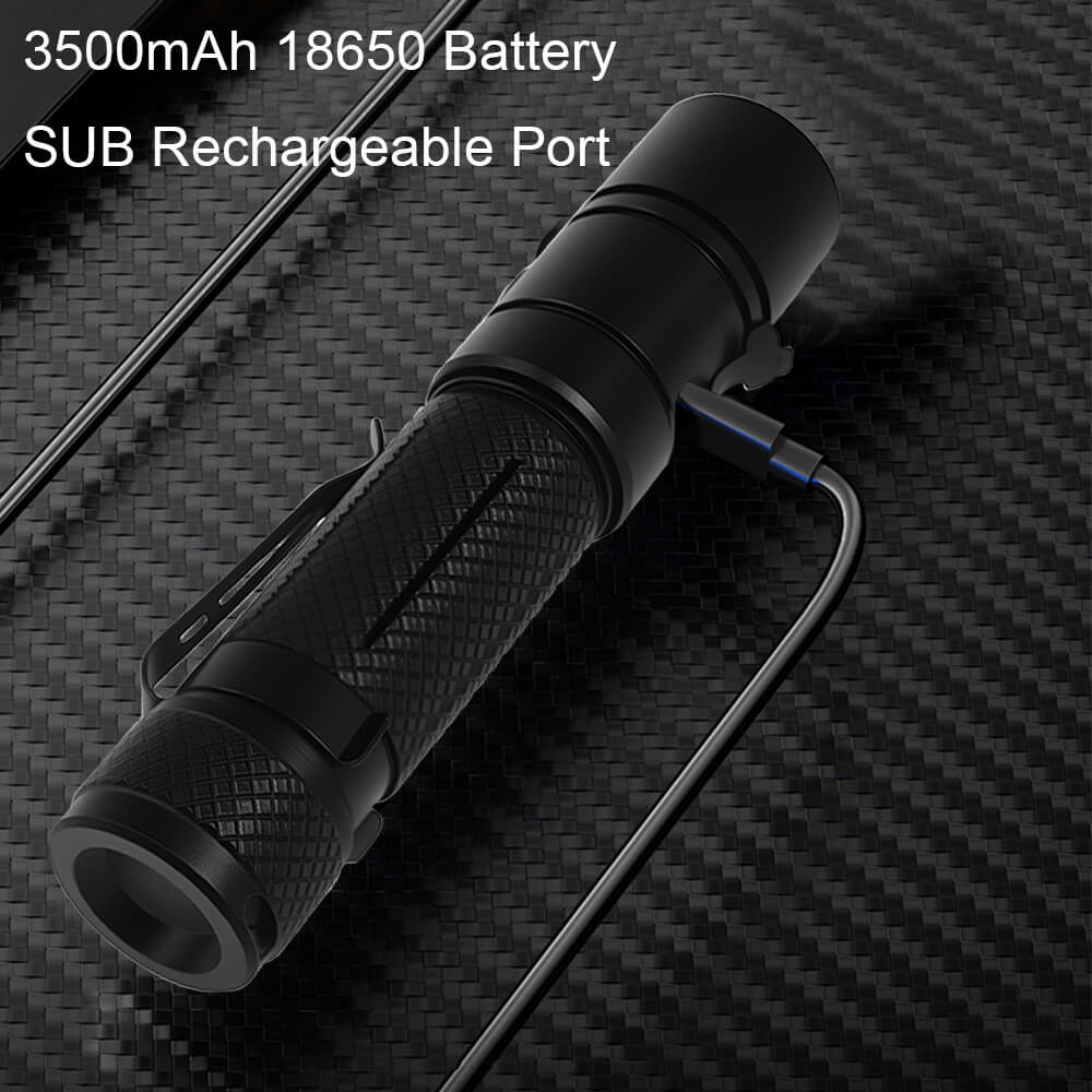 UT15 18650 side switch outdoor flashlight