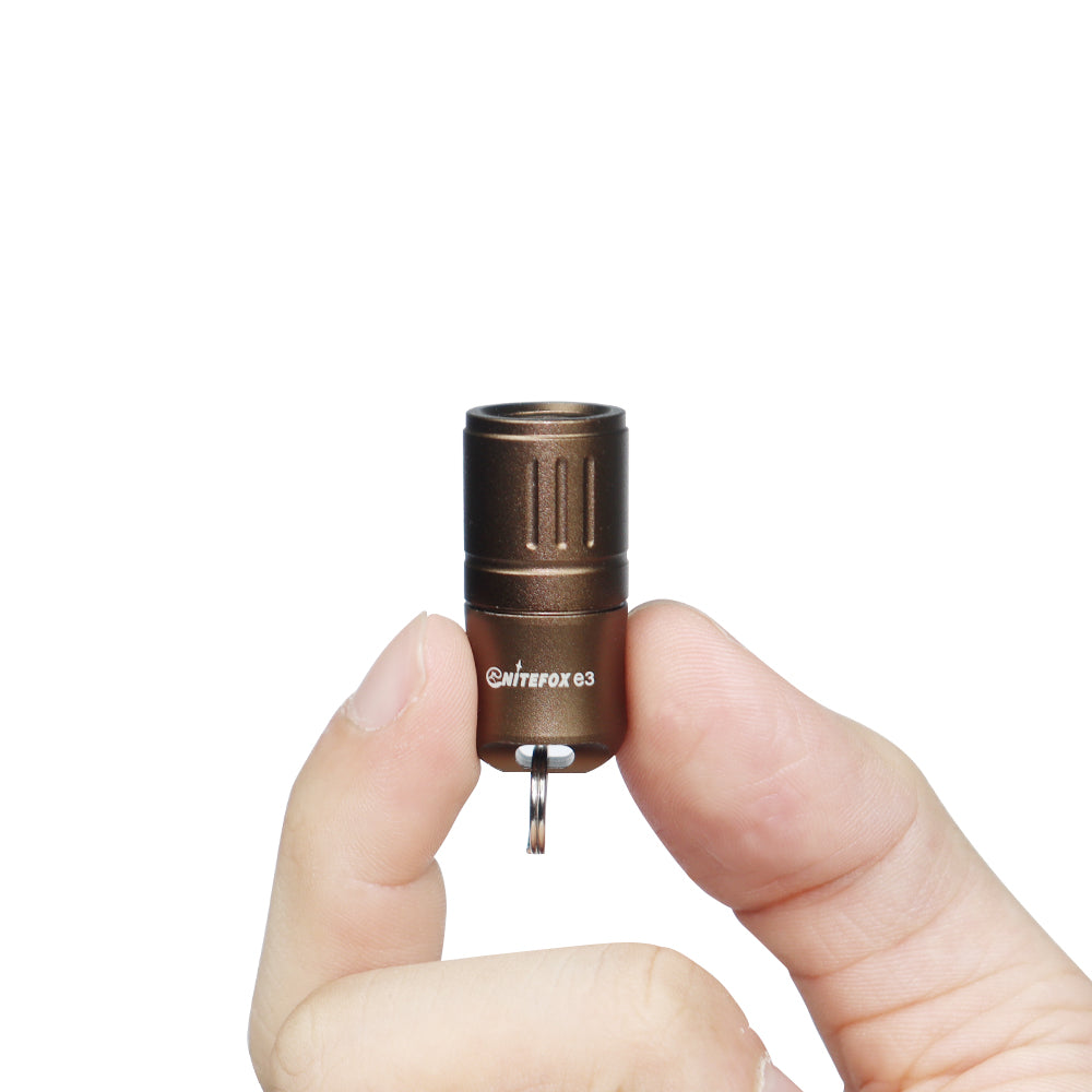 E3 small brightest keychain flashlight