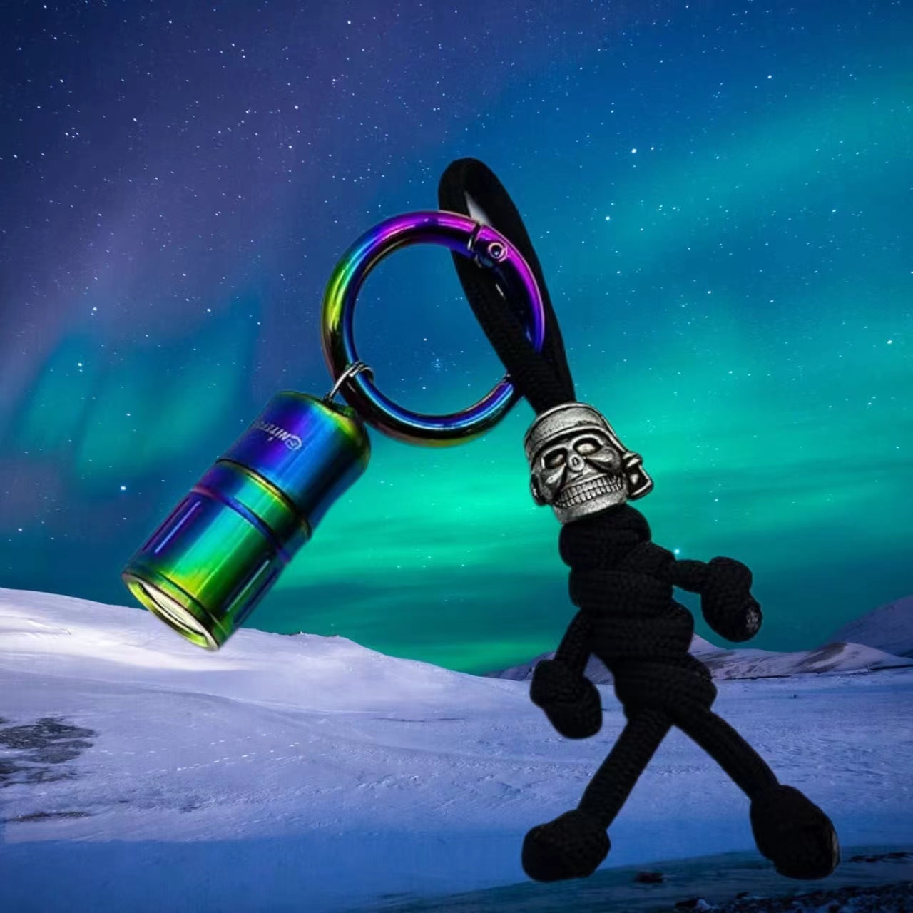 E3 small brightest keychain flashlight