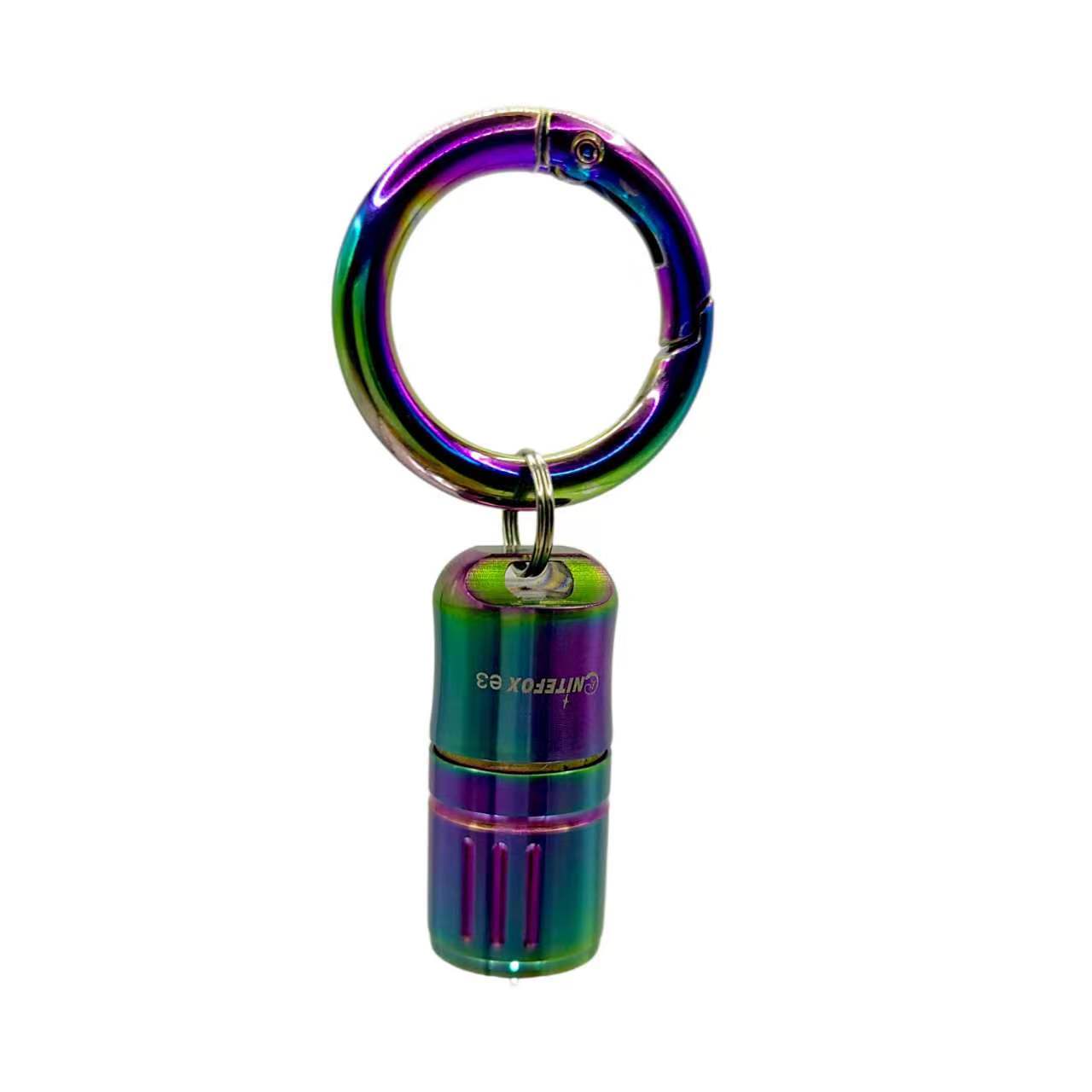 E3 small brightest keychain flashlight
