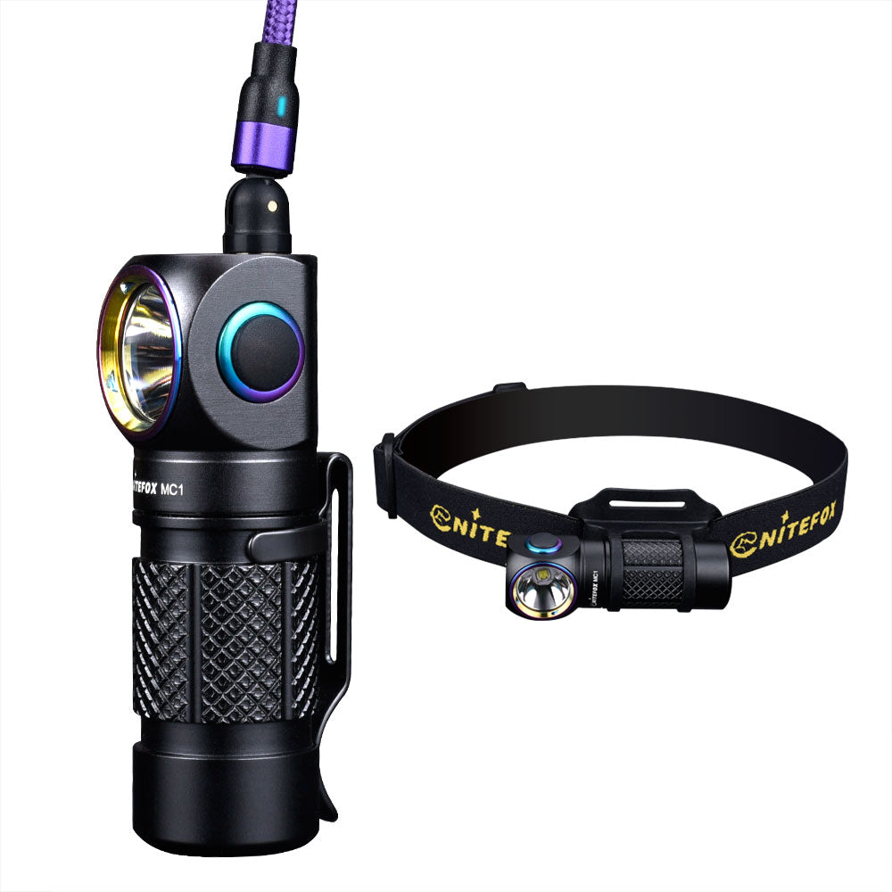 MC1 18350 side bright headlamp & flashlight