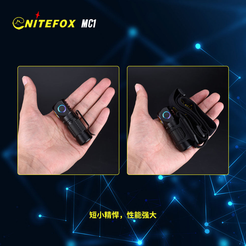 MC1 18350 side bright headlamp & flashlight