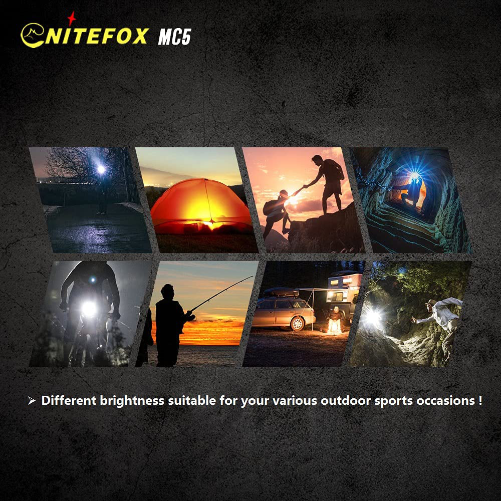 MC5 18650 side bright headlamp & flashlight