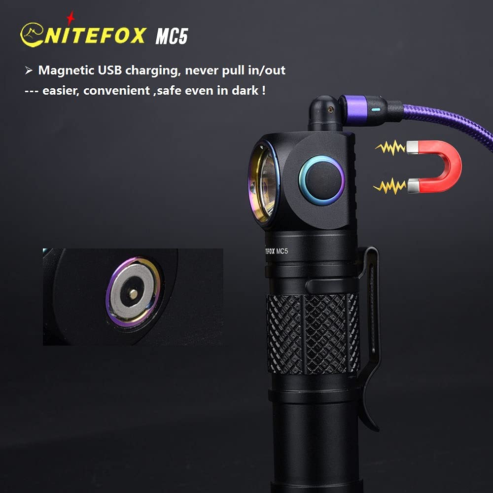 MC5 18650 side bright headlamp & flashlight