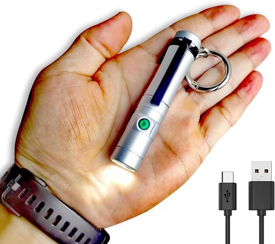 U1 10440 mini rechargeable keychain EDC flashlight