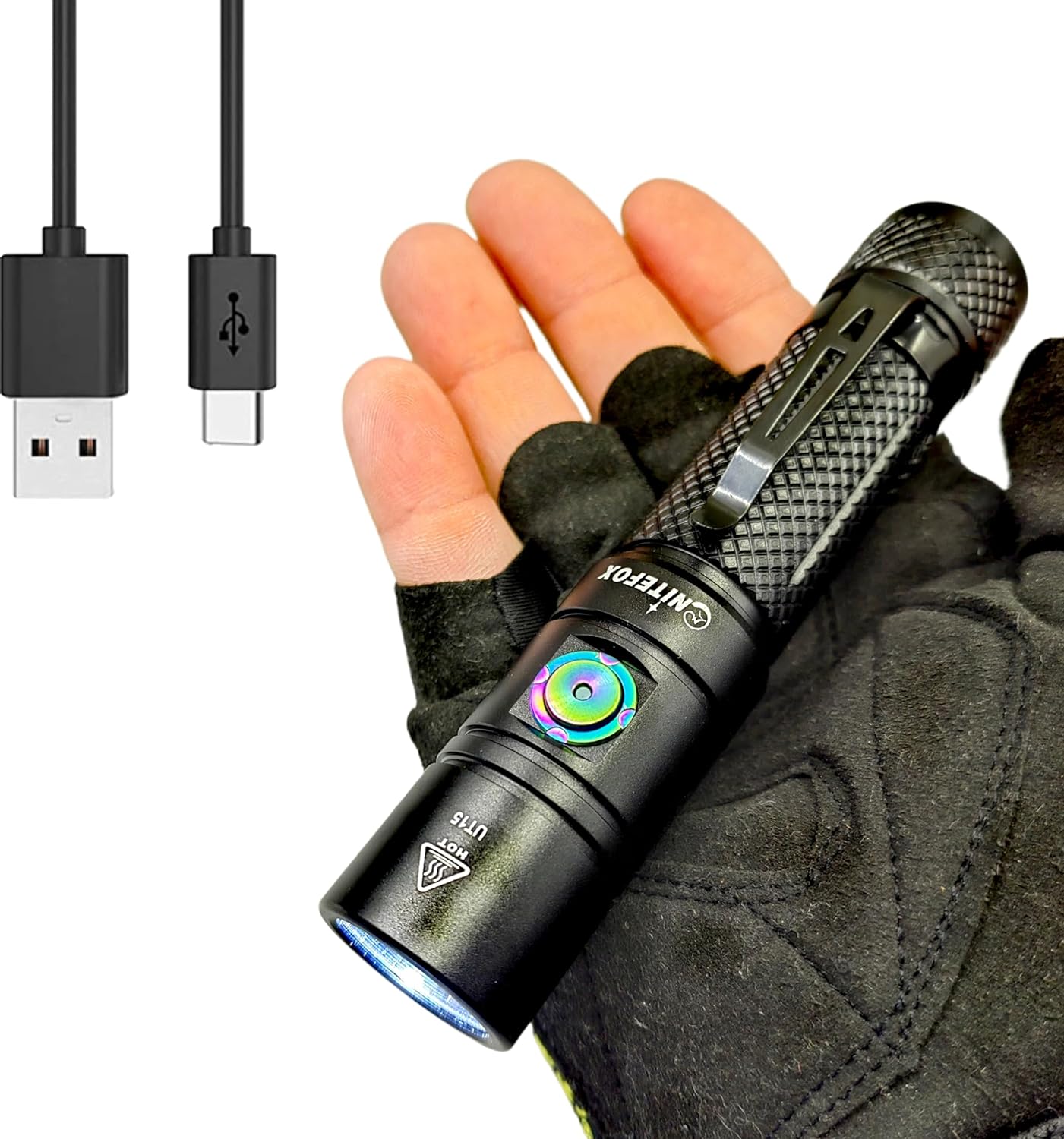 UT15 18650 side switch outdoor flashlight