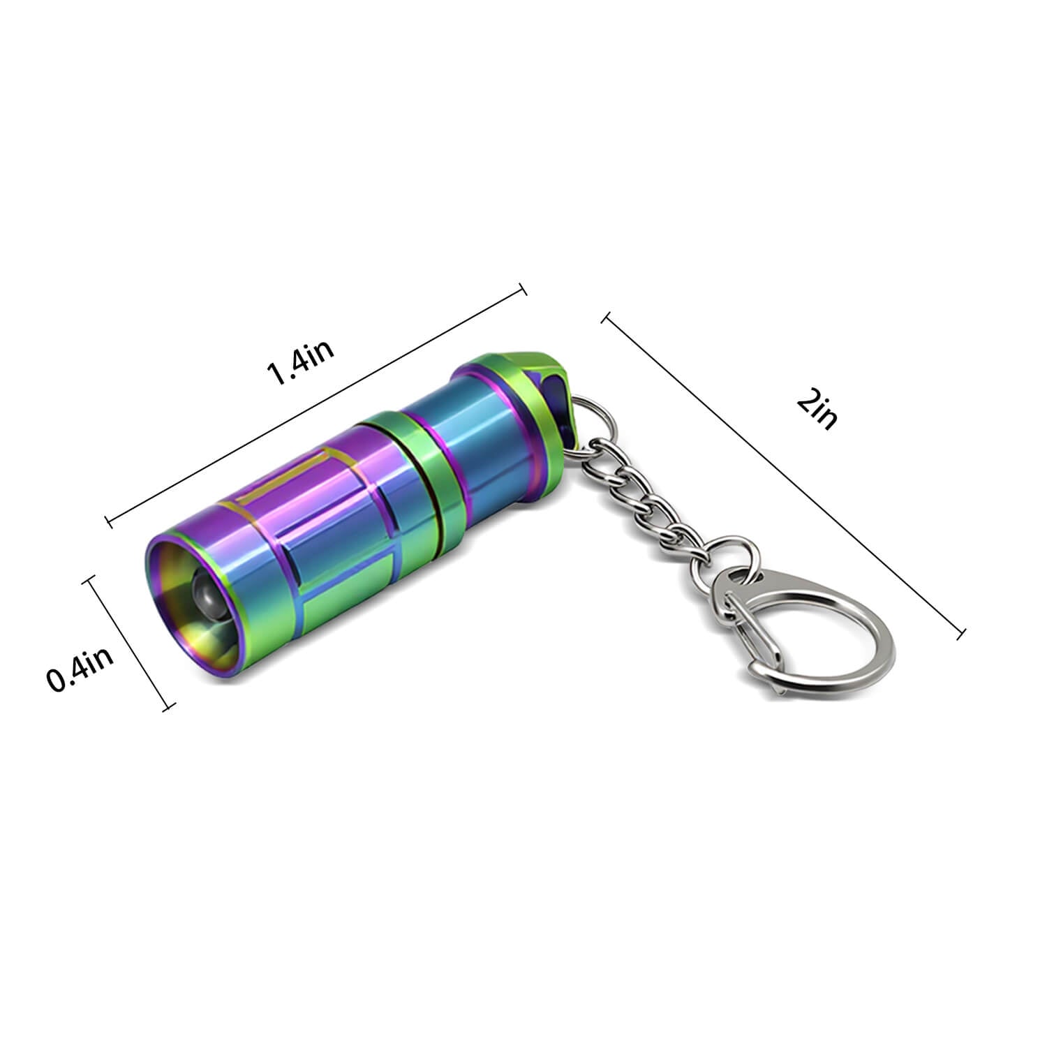 E1 smallest keychain flashlight