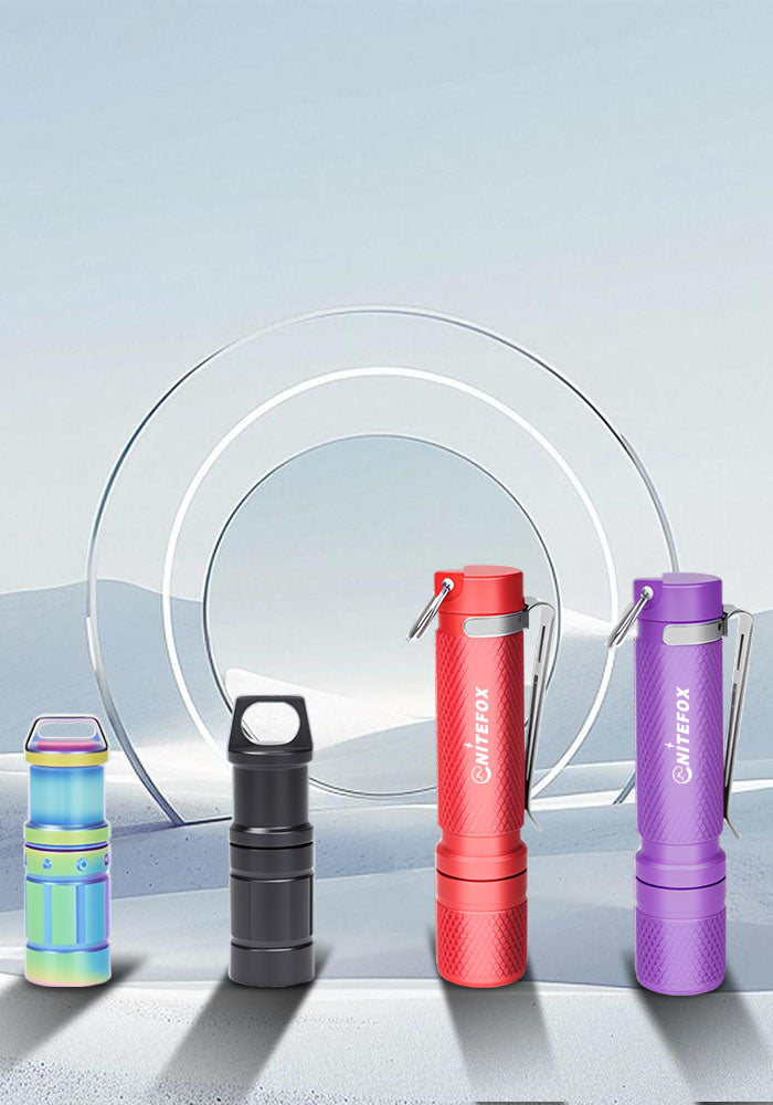 Keychain miniature flashlight