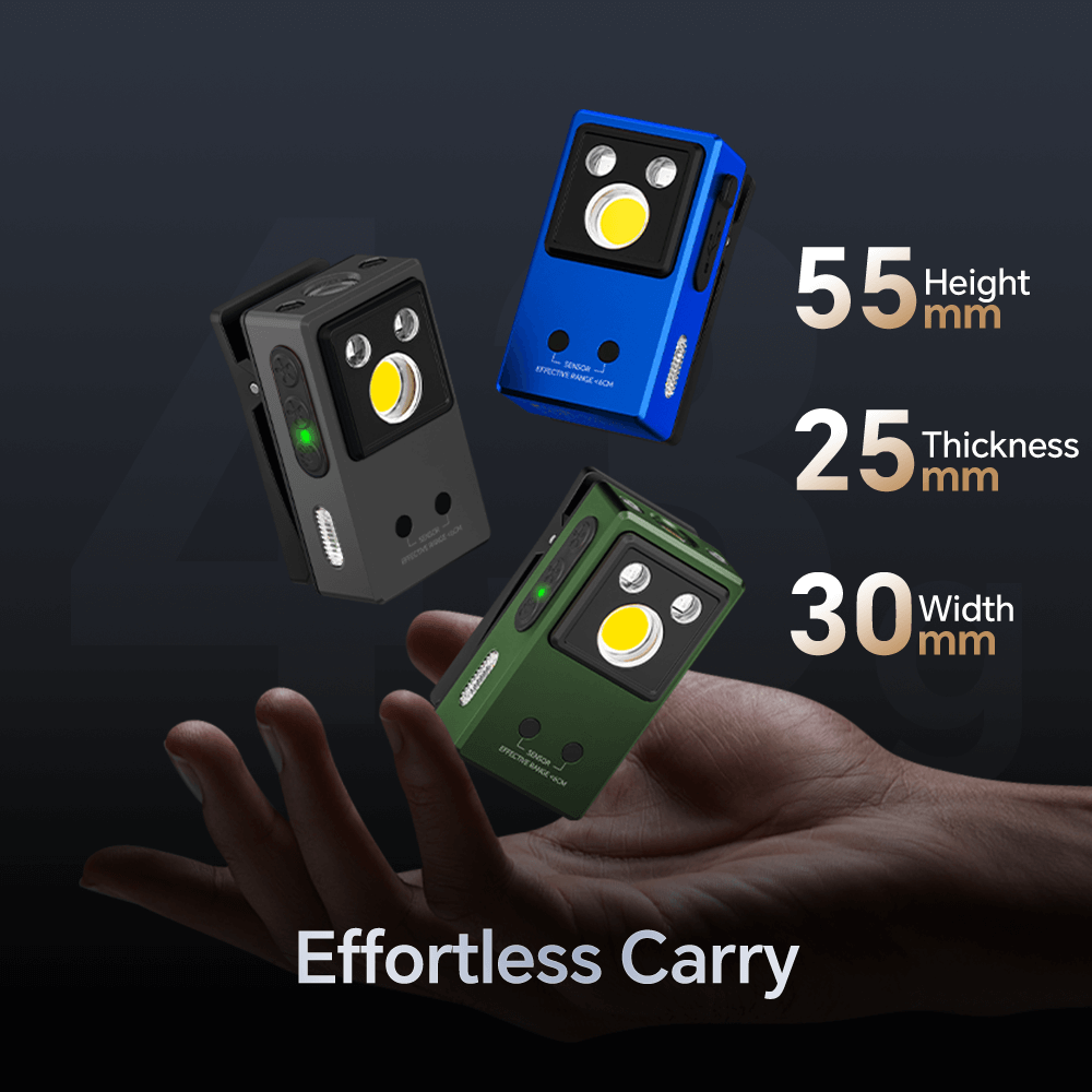 M8 Magnetic Sensor Rechargeable Multi-Light EDC clip-on lamp flashlight