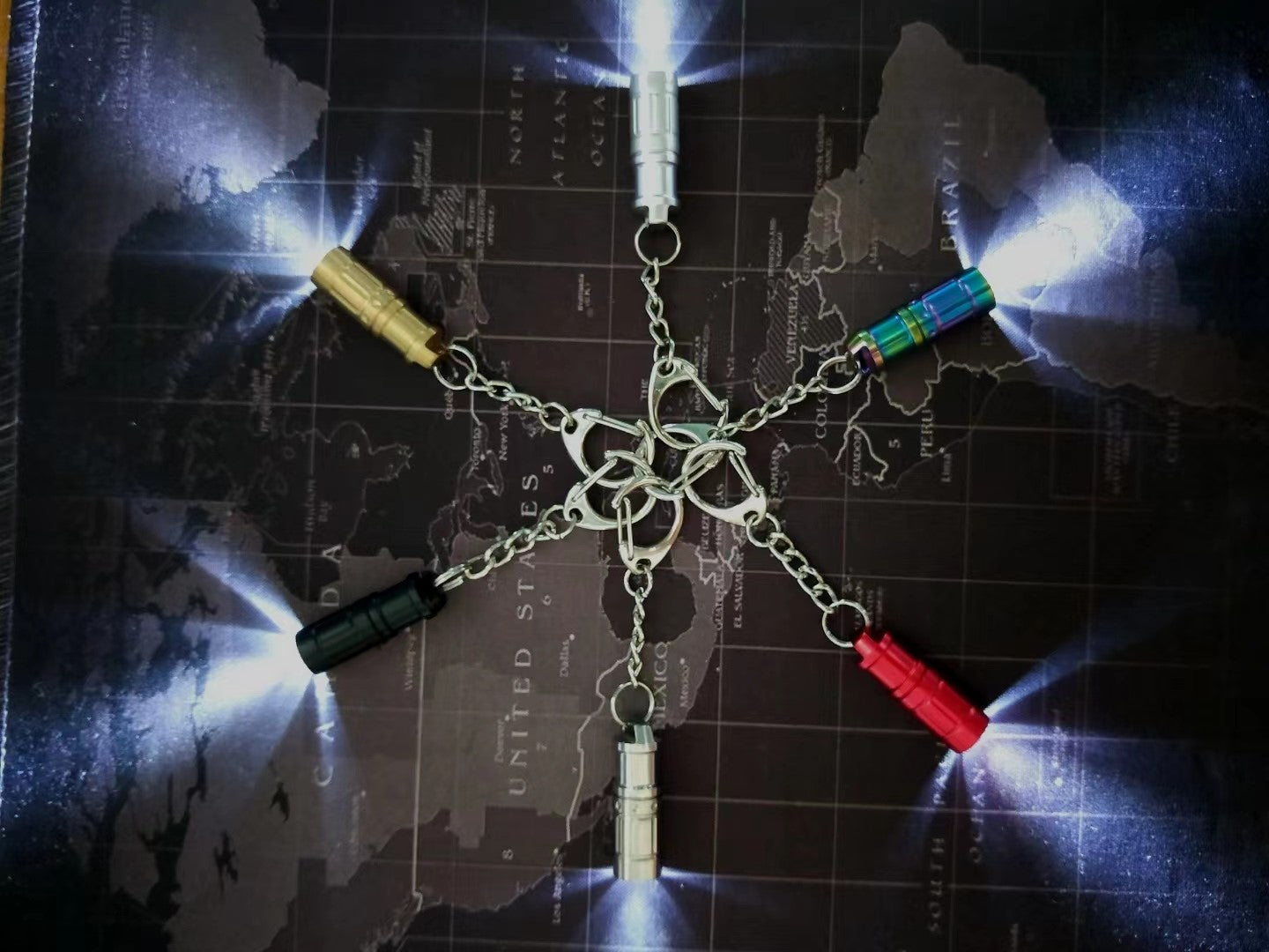 E1 smallest keychain flashlight