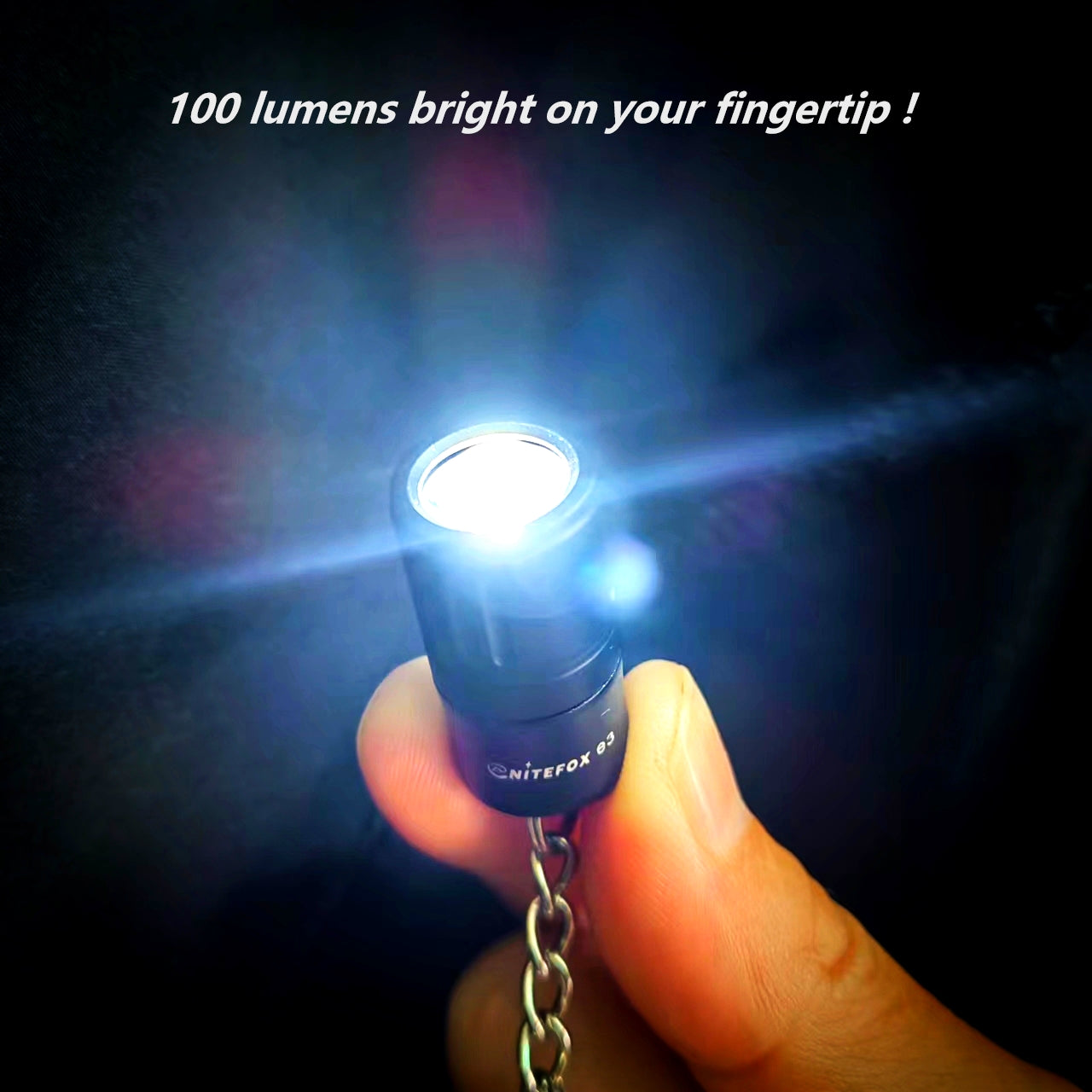 E3 small brightest keychain flashlight