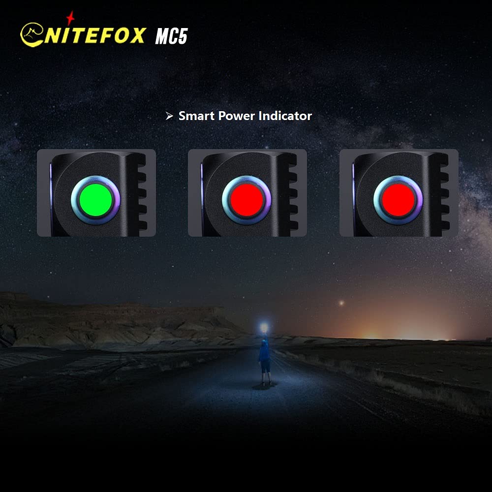 MC5 18650 side bright headlamp & flashlight