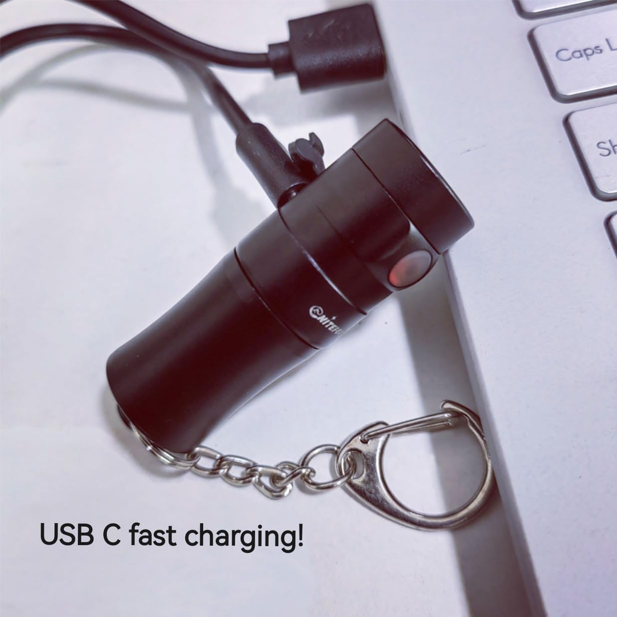 U2 mini rechargeable keychain flashlight