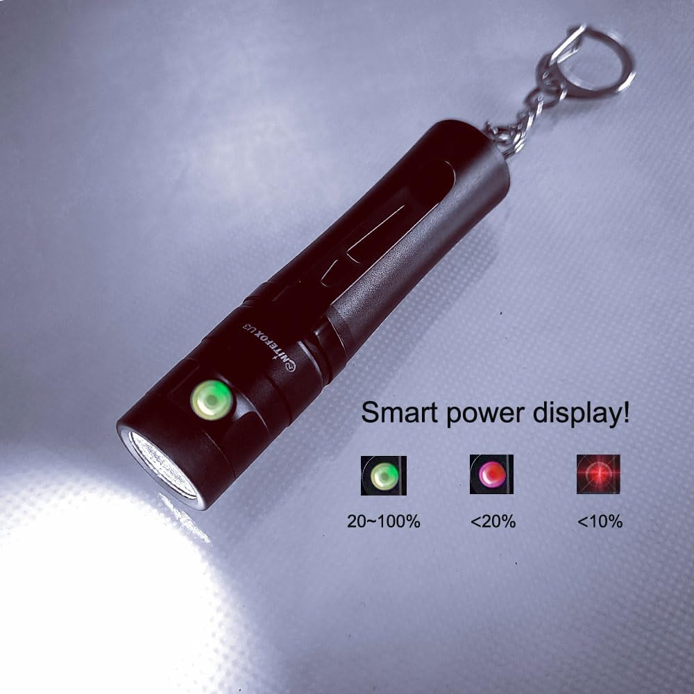 U3 14500 bright cap clip flashlight